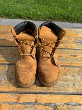 Timberland Wheat Brown Lace-Up Work Boots